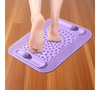 Foot Massage Mat - Foot Pressure Point Massager Reflexology Mat,5-Zone Massage Tools Leg Stimulator for Muscle Relaxation Circulation Better Sleep Adults Elderly Home Travel