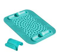 Foot Massage Mat - Foot Reflexology Mat Pressure Massager | Pad with Double Ball Tracks | Leg Stimulator for Women Men Home Gym Muscle Relaxation Circulation Recovery
