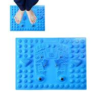 Foot Massage Mat - Reflexology Mat 39 x 29 cm, Instrument | Folding Magnetic For Relaxation Routine Traveling In The Office At Home | Mats T