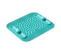 Foot Massage Mat, Reflexology Pressure Pad, 19.88x16.73 Inches Multiple Purpose 5 Zones Massager with Double Ball Tracks, Sole Massaging Mats for Home, Gym, Muscle Reliever, Circulation