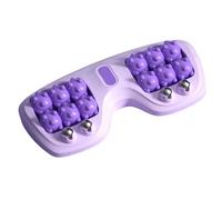 Foot Massage Roller - 11.02x5.51x1.18 inches Double Relieving Massage Tool, Portable Exercise Equipment for Runners, Athletes, Men, Elderly, Travel, Business, and Relaxation, Effective Knot Release