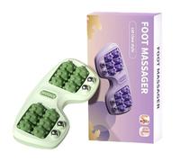 Foot Massage Roller | 11.4 Inch Portable Reflex Zone Massage Roller with Two Pressure Points | TPE + ABS Massager Device to Relieve Relaxation Regeneration