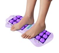 Foot Massage Roller | Double Heel Massager with Magnetic Balls | Portable Massage Tool with 24 Shaped Wheels | For Work & Relaxation On Floor & Heel
