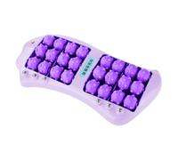 Foot Massage Roller - Double Muscle Massager with Magnetic Beads, Fish Shape Detention Tool with 24 Wheels for Plantar Arch Work Heel Muscles and Heel Muscles