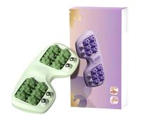 Foot Massage Roller, Foot Massage Roller, Acupressure Device with 12 Massage Rollers Made of Soft Rubber ABS Plastic, Portable Against Foot Pain, Relaxation (Green)