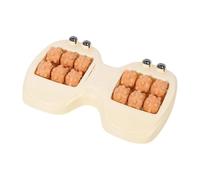 Foot Massage Roller, Foot Massager Tool, Ergonomic Double Roller, Magnetic Bead Massager, Manual Reflexology Device, Portable Relaxation Accessory, Daily Solution for Home Travel Sitting Standing Use