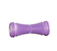 Foot Massage Roller for Plantar Fasciitis Relief, Arch Support & Acupressure - Silent Non-Slip TPR Material, 81 Hardness, Portable Home/Office Use(Purple)
