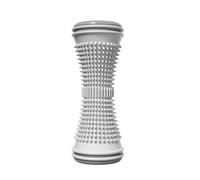 Foot Massage Roller for Plantar Fasciitis Relief, Arch Support & Acupressure - Silent Non-Slip TPR Material, 81 Hardness, Portable Home/Office Use(Gray)