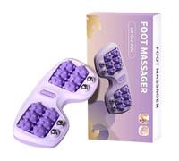 Foot Massage Roller,Portable Double Foot Massage Roller,Suitable For Relieving Plantar ,Swelling, Restoring Muscle Vitality,Promotes Circulation,29x15x5cm