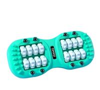 Foot Massage Roller with Magnetic Beads, Acupressure Foot Massager for Reflexology, Home Use Muscle Recovery & Circulation Stimulation Massage Equipment(Green)