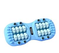 Foot Massage Roller with Magnetic Beads, Acupressure Foot Massager for Reflexology, Home Use Muscle Recovery & Circulation Stimulation Massage Equipment(Blue)