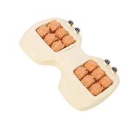 Foot Massage Roller - Wooden Reflexology Tool, Arch Massager | Manual Roller for Plantar, Deep Tissue Sole Relaxer, Portable Foot Device for Stress Recovery