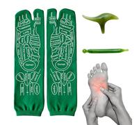 Foot Massage Socks, Foot Massage Socks, Breathable English Massage Socks | Soft Christmas Socks, Fun Holiday Supplies for Daily Life