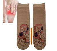 Foot Massage Socks, Relaxation Socks with Massage Tools, Reflexology Socks with Foot Zones Chart, For Weekend, Holiday, Morning, Evening, After Work, After Sports, Home, Travel