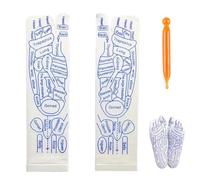 Foot Massage Tools, Women's Reflexology Socks, Foot Relief Massage Tools Set, Foot Massage Solution with Soothing Foot Relief Remedy for Men and Women Foot Care Massage Accessories