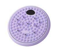 Foot Massage Waist Twisting Disc Non-Slip Portable Fitness Twist Machine Turnable Multi Functional Silent Waist Twister Gym Sport Exercise Equipment (Purple basic)