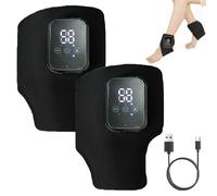 Foot Massager, 3 in 1 Foot Massager, Cordless Heated Ankle Wrap, with 3 Vibration Mode and 5 Heat Leavel, for Feet & Ankles (2pcs)