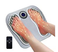 Foot Massager - Abs Feet Stimulator Pad |Adjustable Intensity Settings with Infrared Warmth, Perfect Home Spa Gift for Men and Women, Easy Toe-Touch Controls