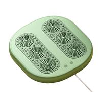 Foot Massager - Comfort Foot Massager, Heated Vibration Massage Device with USB Charging and 3 Level Intensity, Indoor | Quiet Under Desk Footing Rest for Home Office Relaxation