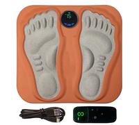 Foot Massager, Foot Circulation Stimulator, 3D Textured Reflexology Pad with Remote Control, USB-Powered Pressure Point, for Sleep, Workplace, Athletes, Workout, Mothers, and Elderly Use