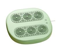 Foot Massager - Foot Massager 29 x 28 x 3.5 cm, Foot Massagers for and Circulation, Adjustable Device with 3 Levels - Electric Foot Massage Tool | For the Family,