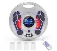 Foot Massager for Circulation, EMS & TENS Foot Massager for Pain, Foot Circulation Machine for Feet and Legs, for Pain Relief Neuropathy, Fight Soreness, Reduce Swelling
