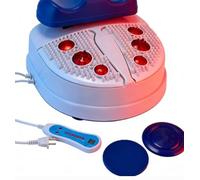 Foot Massager for Enhanced Blood Circulation & Fitness, Padded Ankle Rest, Wired Control, Boosts Vitality & Aerobic Workout