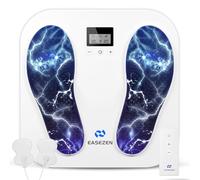 Foot Massager for Neuropathy, Rechargeable TENS EMS Foot Stimulator with 10 Modes 20 Intensities, Feet Circulation Stimulator for Neuropathy, Plantar Fasciitis, Gifts for Mom Dad
