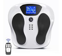 Foot Massager for Pain and Circulation, EMS & TENS Foot Circulation Machine for Plantar Fasciitis, Arthritis, Ankle & Leg Pain, Sciatica, Swelling Reduction, with 99 Intensities, 25 Programmes