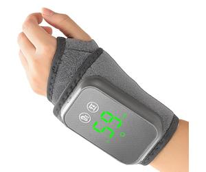 Foot Massager - Heated Ankle Wrap Device, Flexible Support Warmer Sleeve, Circulation Stress Relief Massage Apparatus, Lower Leg Knees Relaxing Wellness System | for Adults Personal Rest Spa Fatigue E