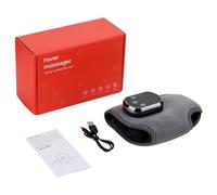 Foot Massager - Heated Wrap | Cordless Electric Foot Massager with Heat, USB Rechargeable Vibration Wrap with 5 Temperature Levels and 3 Modes, Portable Ankle Cuff for Plantar Relief, Home