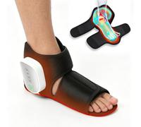 Foot Massager, HOVCEH 3 Modes 4 Gears Foot Massager, Wireless Heating Foot Massager with 3000 mAh Battery, Portable Neuropathy Massager for Ankle, Heel, Sole of the Foot and Arch, Black