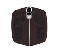 Foot Massager Mat, Electric Foot Circulation Stimulator with Intensities, Remote Control Rechargeable Acupressure Foot Massage Pad for Neuropathy, Plantar Fasciitis, Home Office Travel Use