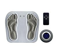 Foot Massager Pad, Deep Tissue Feet Massager, Multiple Modes Relaxation Device, Portable Electric Heated Vibration for Home Offices Yoga Studio Living Room Bedside Hotel Use, 12.99x11.42x0.39 Inches