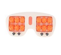 Foot Massager Plantar Roller, Dual Foot Acupressure, Portable Orange - Targeted Reflex Points, Even Pressure Distribution, Ideal for Home and Office Use (Orange)