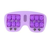 Foot Massager Plantar Roller, Dual Foot Acupressure, Portable Orange - Targeted Reflex Points, Even Pressure Distribution, Ideal for Home and Office Use (Purple)