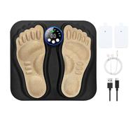 Foot Massager, Rechargeable Feet Pad, 230g Muscle Stimulator Machine, 8 Adjustable Modes, Portable Relaxing Design for Workout Recovery, Meditation, Spa, Bedtime Use