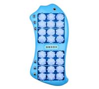 Foot Massager Roller | Double Heel Roller with Magnetic Beads | Portable Relaxation Tool with Shape and Twenty-Four Wheels | For Muscles of the Foot