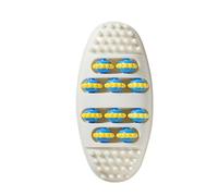Foot Massager Roller for Plantar Fasciitis Relief, Ergonomic Deep Tissue Acupressure Roller with 10 Targeted Trigger Point Nodes, Portable Foot, Arch & Calf Pain Reliever for Neuropathy & Soreness