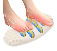 Foot Massager Roller - Therapeutic Wooden Reflexology Tool, Compact Muscle Relaxer | Manual Heel Massagers, Natural, Stress Reducing Device for Parents Focused on Baby Safe Healthy Lifesty