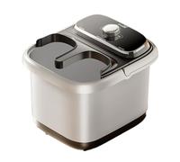 Foot Massager spa, Foot Spa Bath Massager, Foot Bath with Circulation Heat, Tub for Stress Relief, Foot Soaker, with Heat and Massage Rollers, for Relaxation & Pain Relief - Gifts Ideas(Black-A)