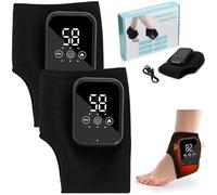 Foot Massager, Triple Electric Feet Massagers, Cordless Ankle with 3-Level Heat & 3 Vibration Mode, Timer, LCD Display Touch Screen, Christmas Birthday Gifts for Women Men Parents