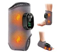 Foot Massager with 3 Vibration Settings 6 Heat Level 3 Timer Options Cordless Ankle Massager Electric Foot Massagerses Heated Ankle Brace for Relaxing Foot Heel Sole Arch Gift for Women Men