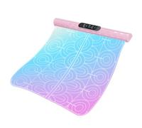 Foot Massager with 8 Modes and 15 Levels of Intensity, Portable Microcurrent Leg Slimming Pads for Relaxation/Circulation, Rechargeable Acupressure Foot Pads for Home/Office/Travel