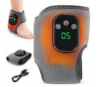 Foot Massager with Adjustable Heat, Three Massage Modes, Five Temperature Levels and Type C Charging for Tired Feet and Daily Relaxation (One Grey)