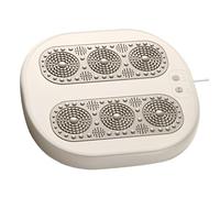 Foot Massager with Heat,Adjustable Quiet USB Charging Warm Device,Electric Foot Massager with Heat | for Men Women Adults Indoor Room Home Under Desk Offices Work