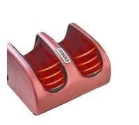 Foot Massager with Heating - Electric Foot and Leg Massager with Shiatsu Rollers with Remote Control and Timer for Relaxation and Pain Relief (red/Gold/Black) (red)