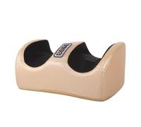 Foot Massager with Heating - Electric Foot and Leg Massager with Shiatsu Rollers with Remote Control and Timer for Relaxation and Pain Relief (red/Gold/Black) (Gold)