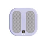 Foot Massager with Heating: Foot Warmer with 3 Settings for Vibration Đe Heating | Portable Electric Heater Çon USB Battery | Home Office Camping Bedroom