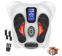 Foot Massagers for Pain and Circulation, EMS & TENS Foot Circulation Machine for Pain, Plantar Fasciitis, Neuropathy, Fight Soreness, Reduce Swelling, with 99 Intensities, 15 Programmes